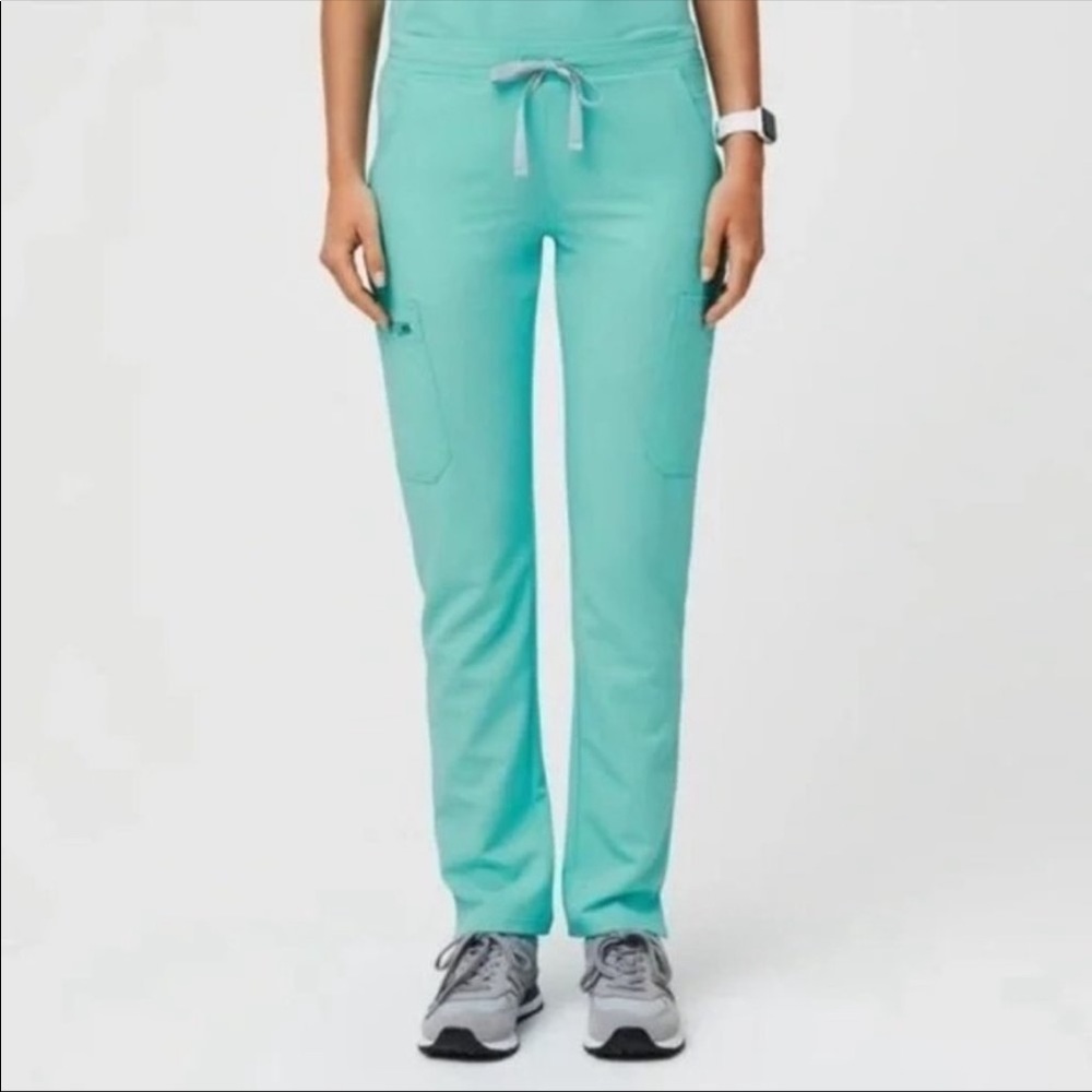 Figs Aqua Yola™ Skinny Scrub Pants // Size Small